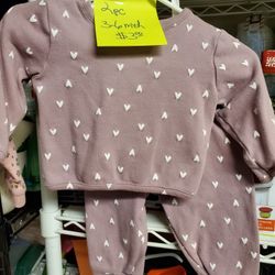 Two Pc 3 To 6 Month Set