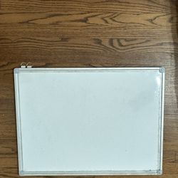 Whiteboard w/ Mounting Hardware – Clean & Ready to Use