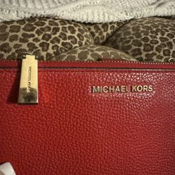 Micheal Kors Red Wallet 