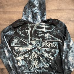 Slipknot Hoodie Sweater All Over Print Masks The Devil In I 2014 Promo XL AOP
