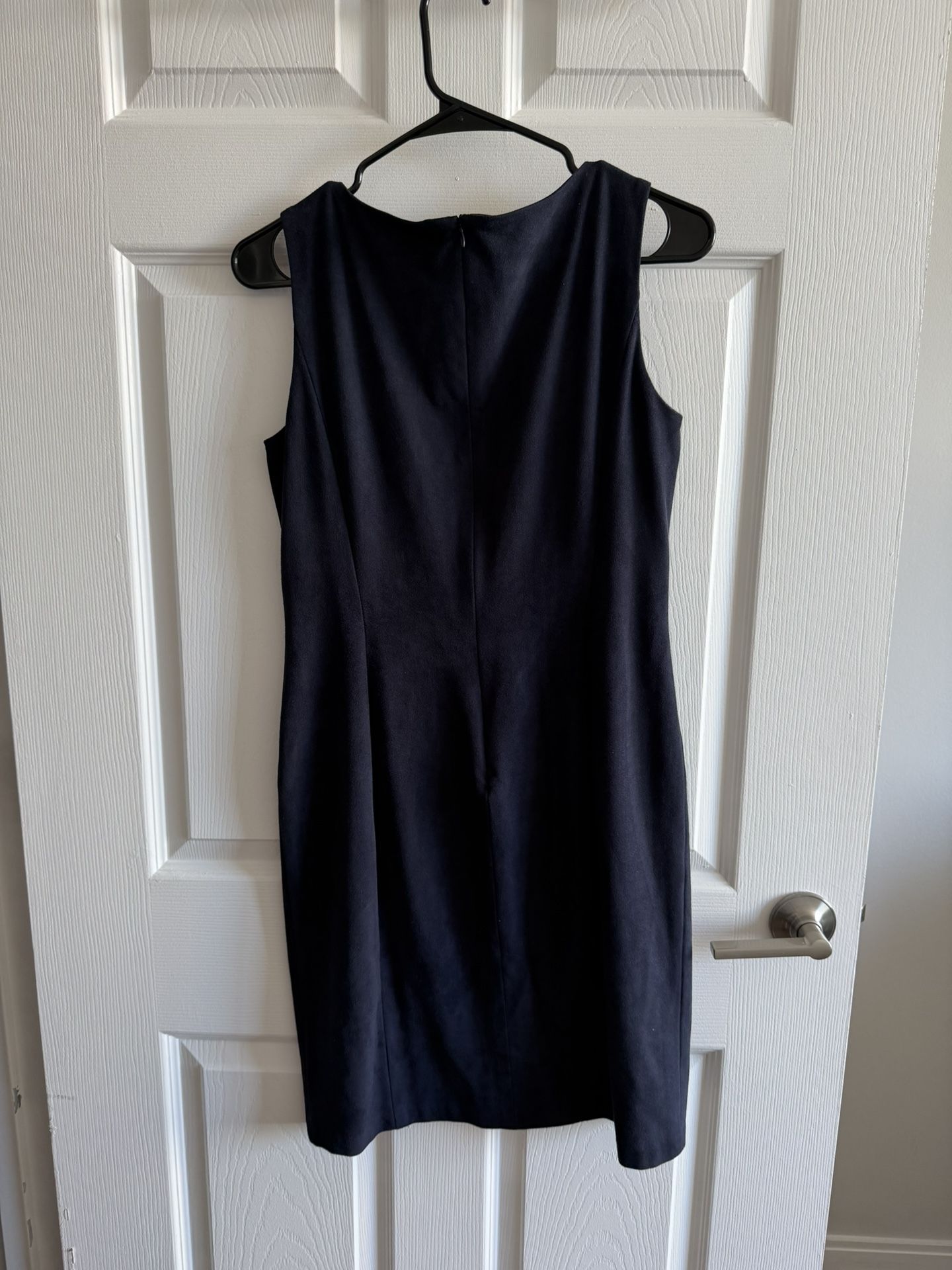 Navy Suede Dress