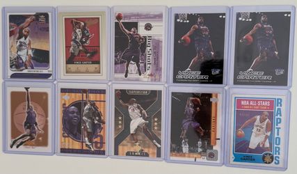 Vince Carter 10-Card Collection | Fleer Authentix, Hardcourt, Sweet Shot & More