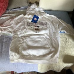 Patriots Super Bowl XXXVIII Hoodie NWT