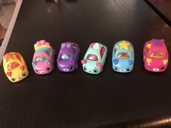 Kids Shopkins Cars/ 6 Left/ Excellent Condition