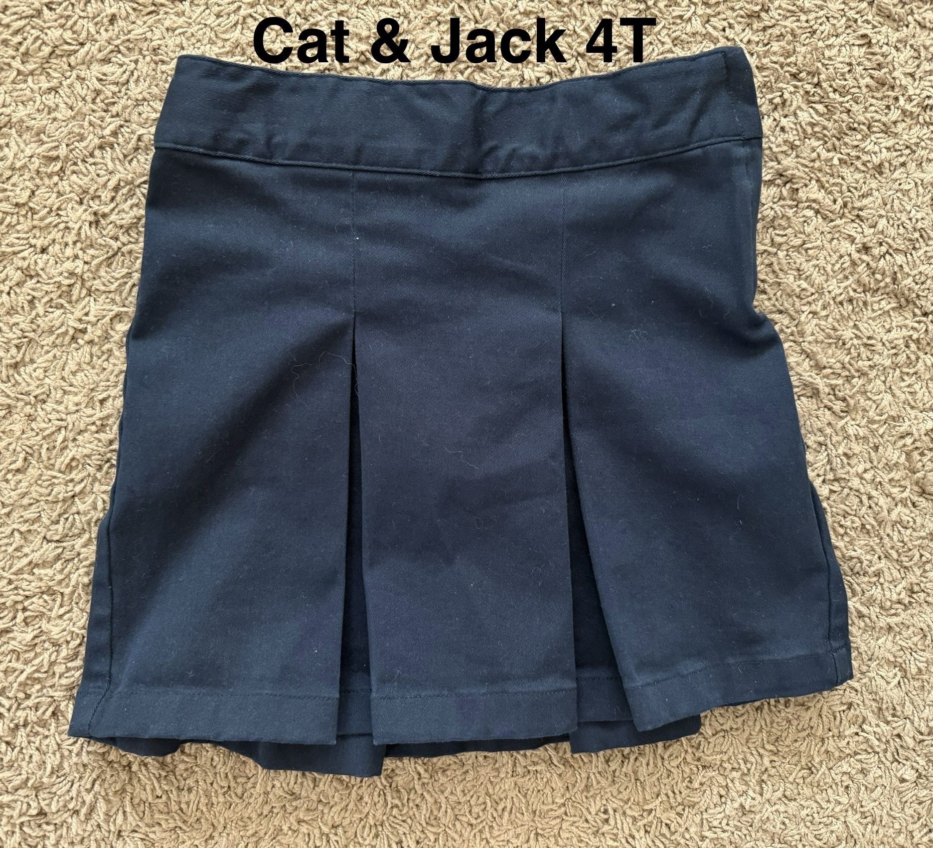 4T Girl Cat & Jack Uniform Skort