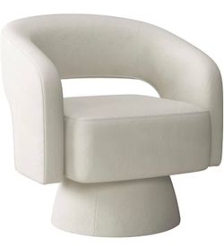 Beautiful velvet swivel armchair