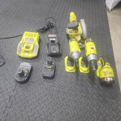 Ryobi tool set