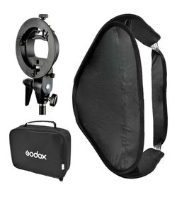 Godox  box, bracket, and  tripod