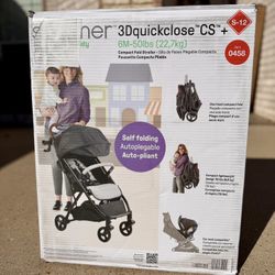Brand New Ingenuity 3Dquickclose CS+ Compact Fold Infant Baby Stroller