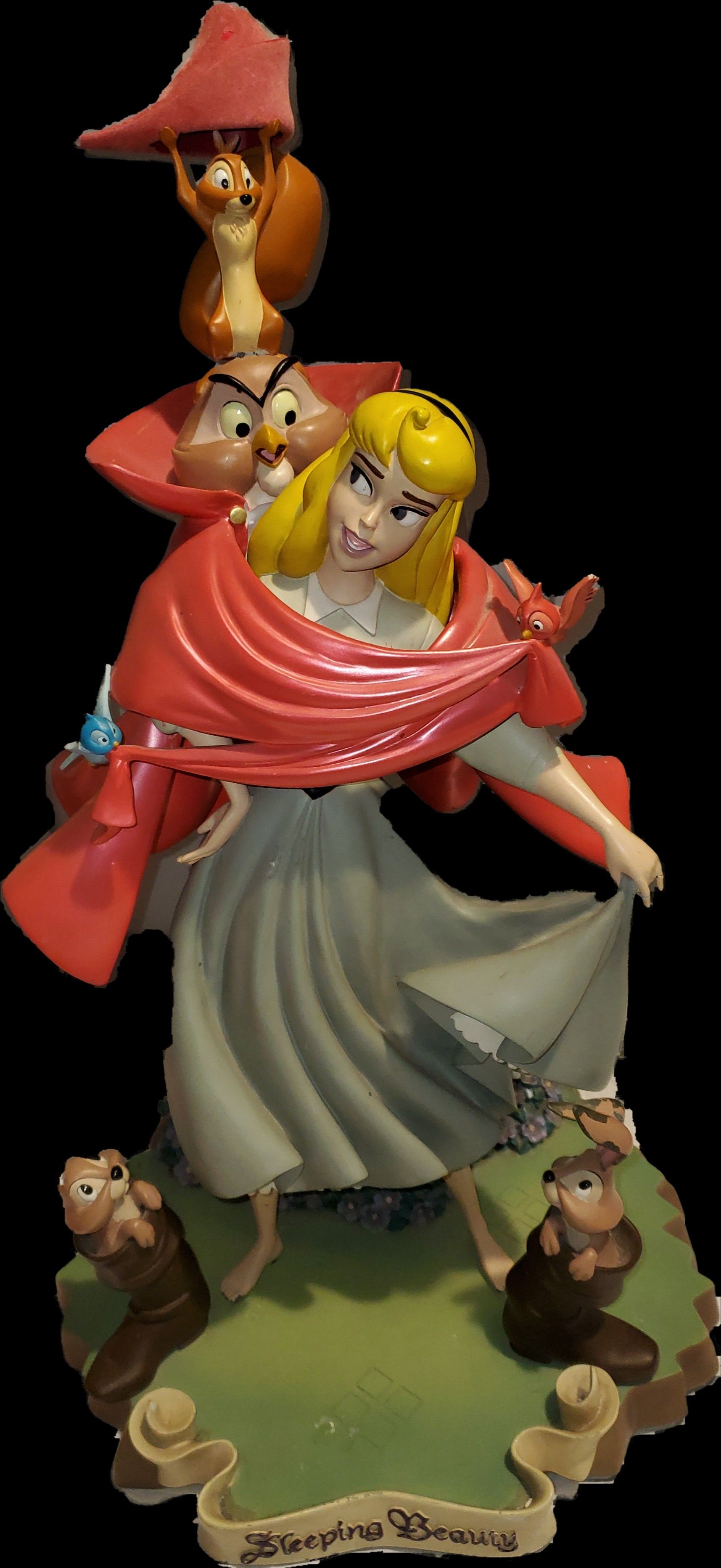 Sleeping beauty waltz in the forrest statue