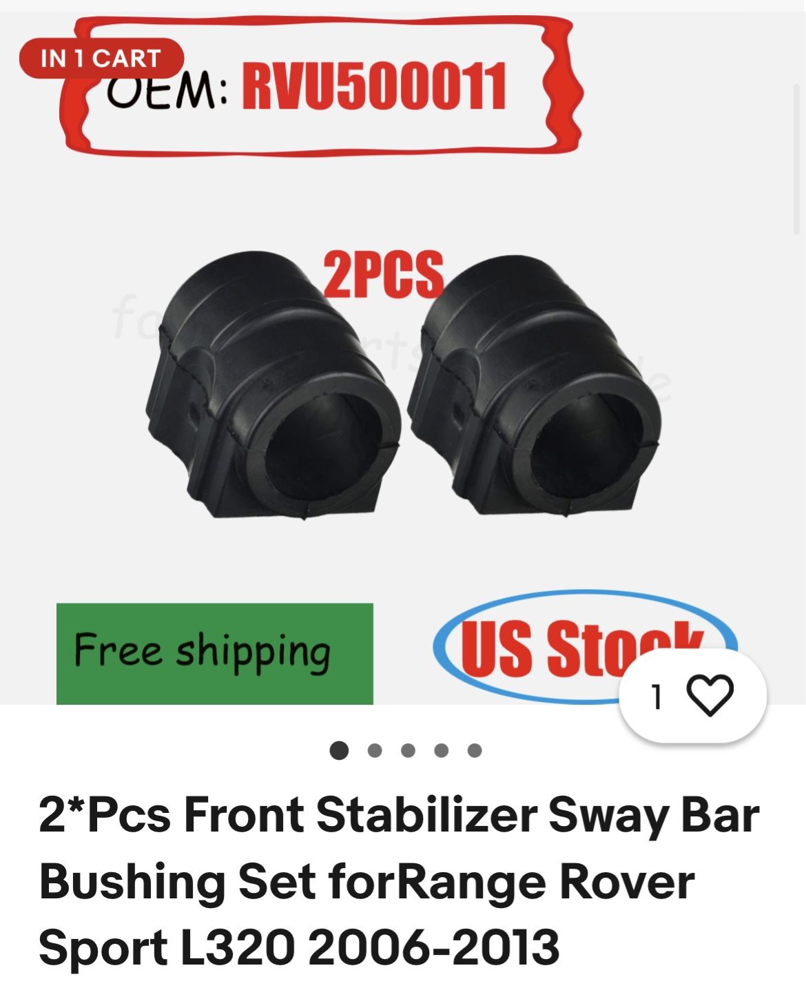 Sway Bar Bushings New