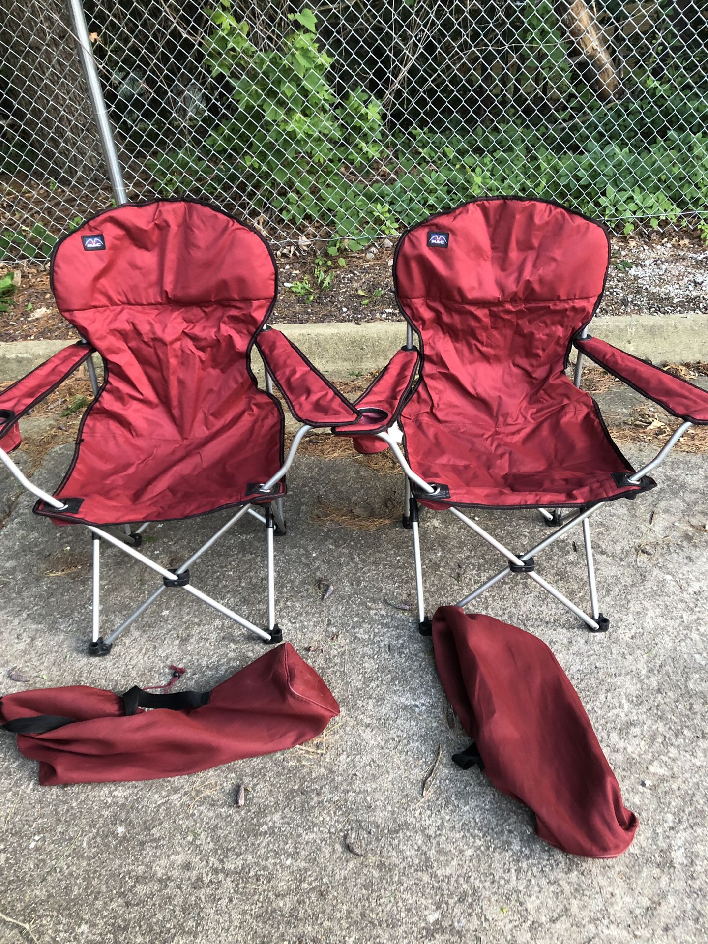 Outdoor , portable chairs $35