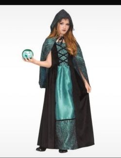 Girls Witch Sorceress Halloween Costume Size Small