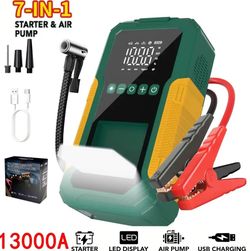 Heavy Duty Jump Starter Air Pump cars trucks suvs