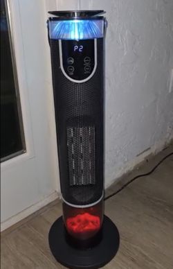 Space Heater & Humidifier With Fire Place At Bottom