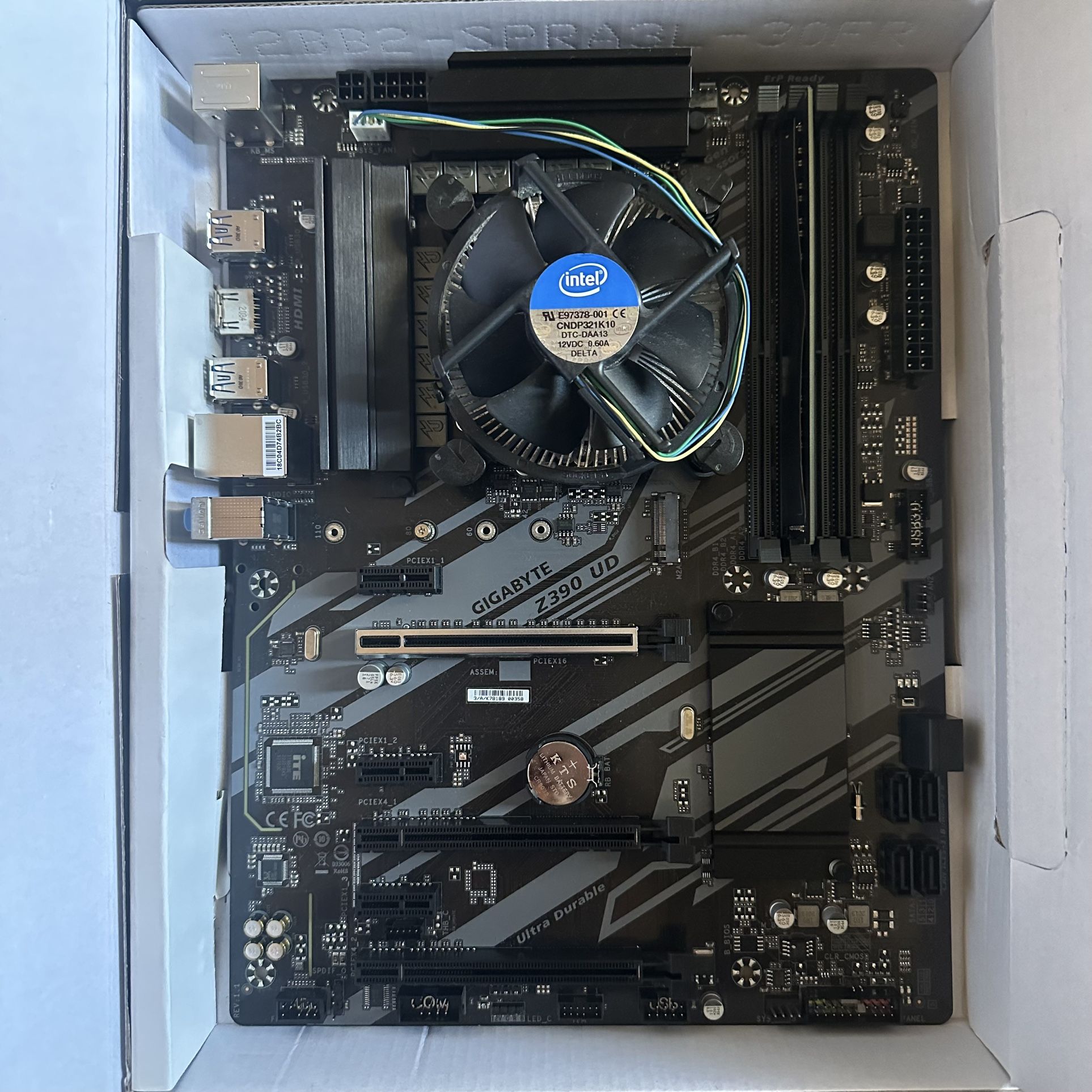 Z390 Motherboard and Extras