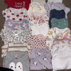 Baby Onesies Lot. Sizes nb-0/3 months.