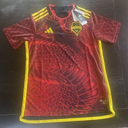 W Seattle Sounders FC Jersey Bruce Lee Red
