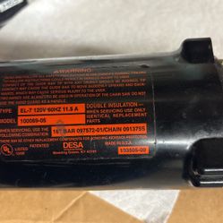 Chain Saw Electric Motor
