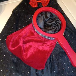 Melissa And Doug Magician's Cape For Dress Up For Halloween. Ages Three To Six. Includes Magic Bag