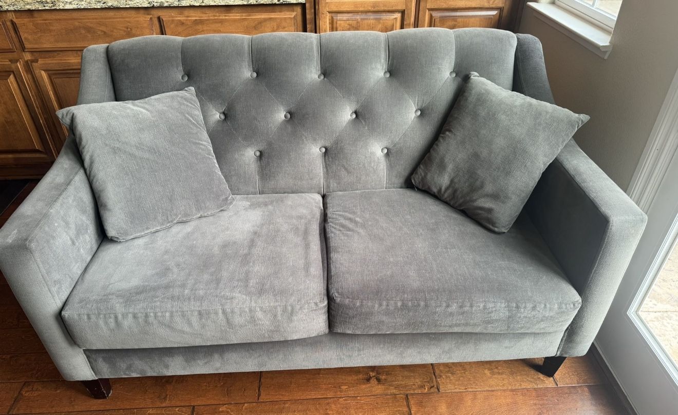 Grey Sofa & Loveseat
