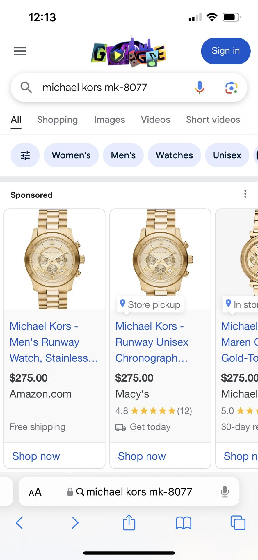 Michael Kors mk-8077