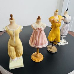 Just the Right Style Vintage Dress Form Figurines – Set of 4