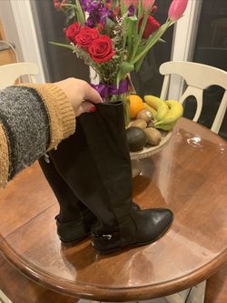 New Coach Leather Women’s Boots Size 8