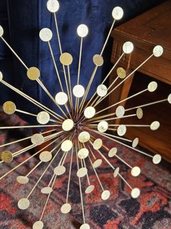 Metal Starburst Wall Art Decor