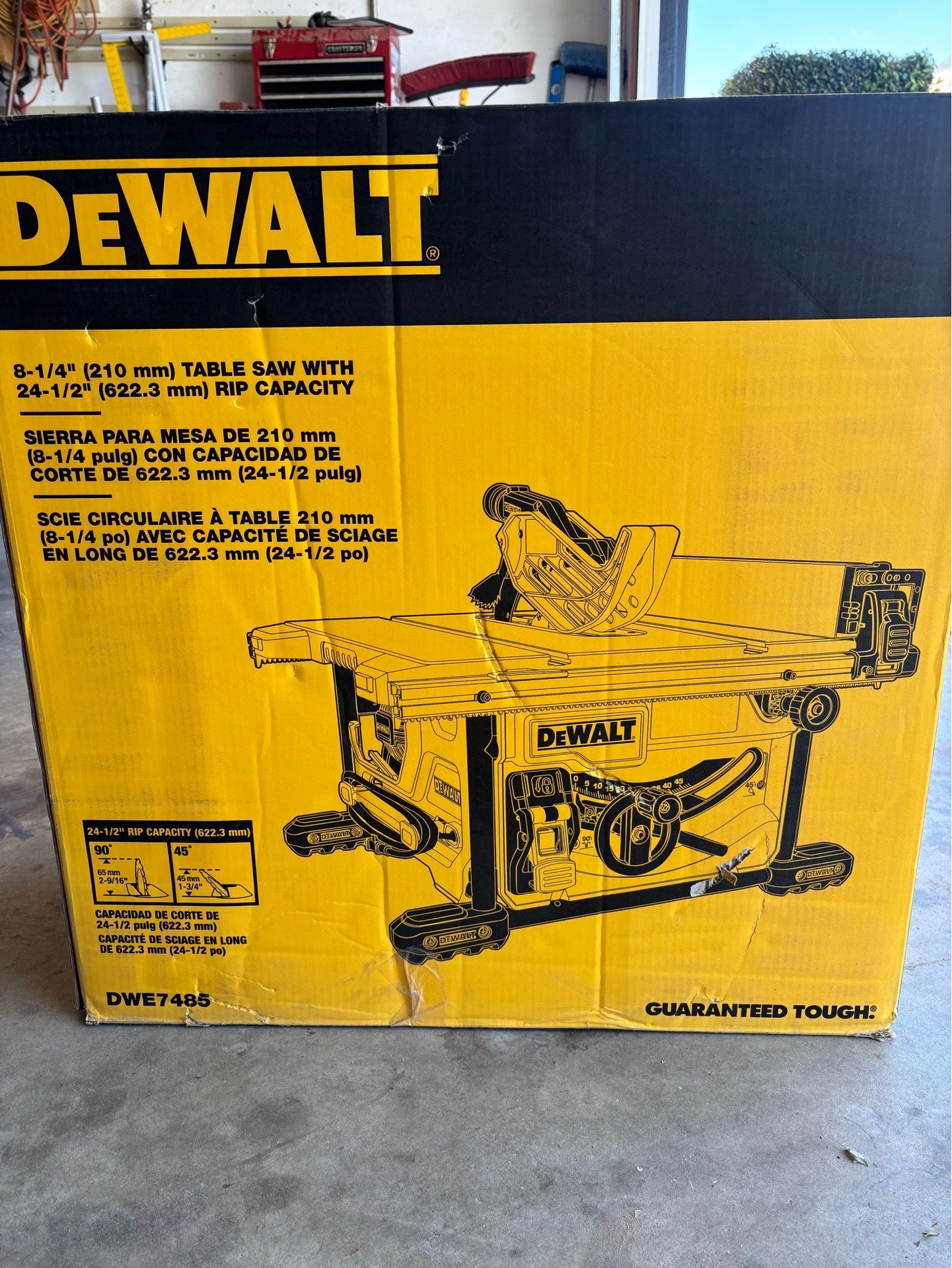 15 Amp Corded 8-1/4 in. Compact Portable Jobsite Tablesaw