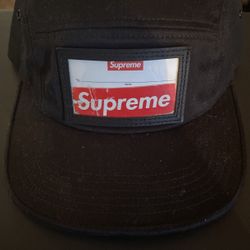Supreme name tag hat