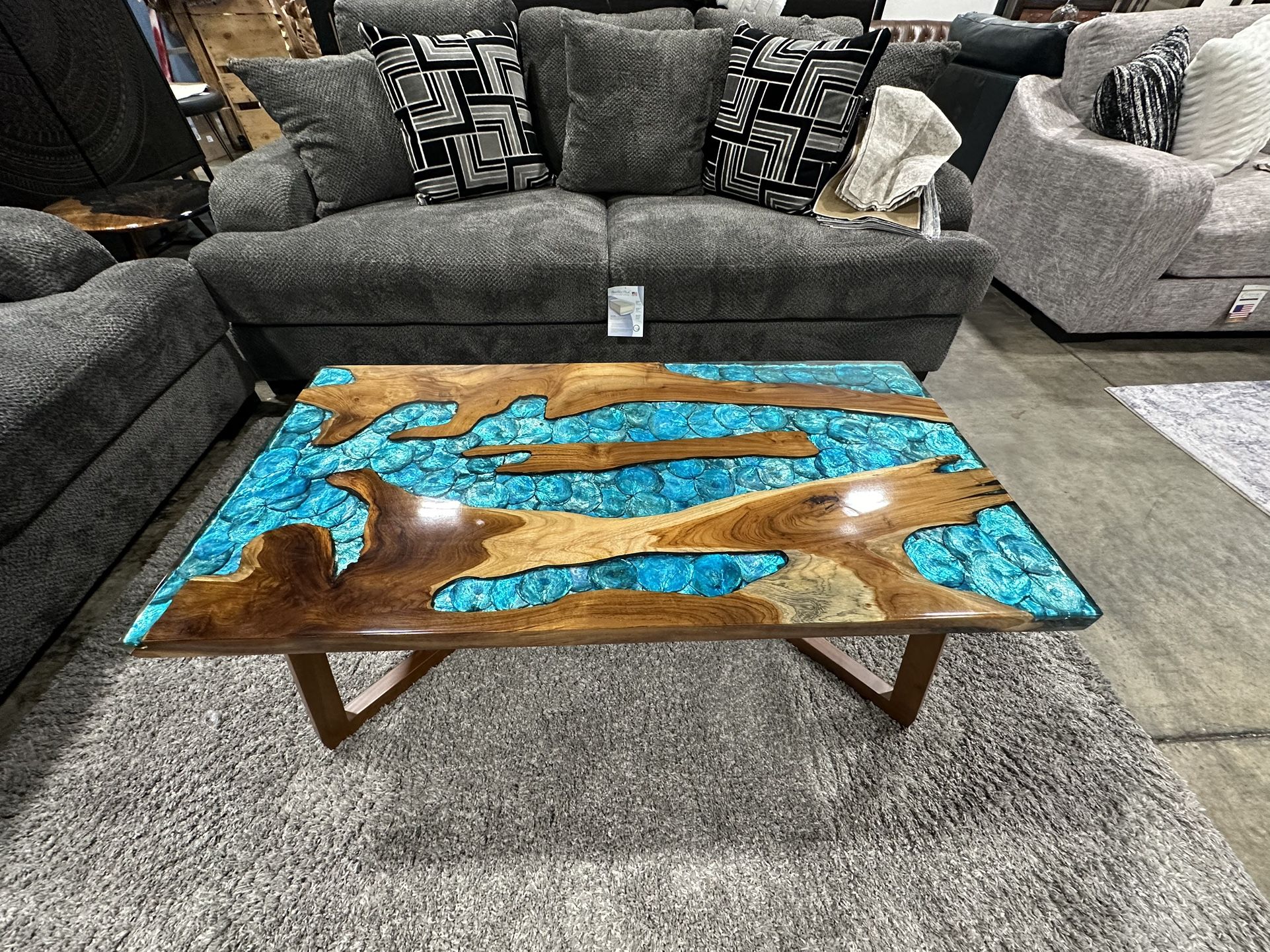 Live Edge, Epoxy, Coffee Table