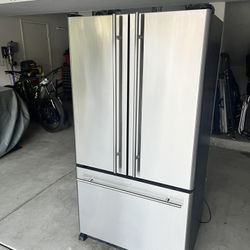 Jenn-Air 20 cu. ft. French Door Counter Depth Refrigerator with Internal Water Dispenser: Stainless