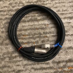 Neutrik XLR male to 1/4” TRS male Cable. 10 Feet. Made In USA