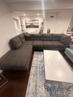 Sectional 2 piece modern Sofa