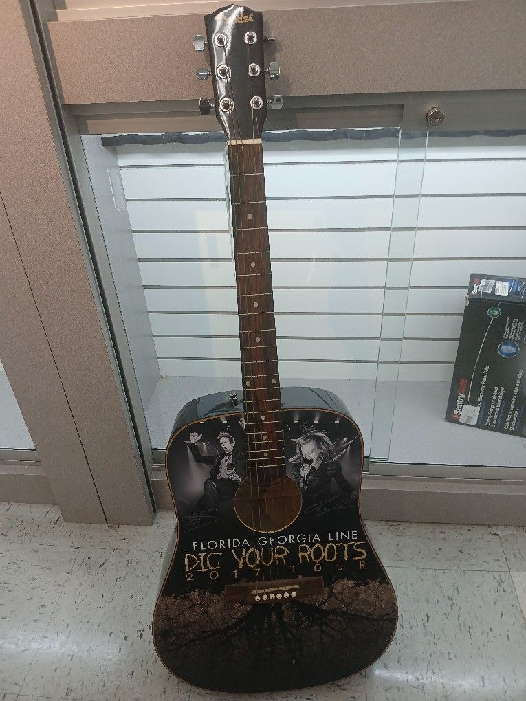 Autograph Acoustic Guitar Fender