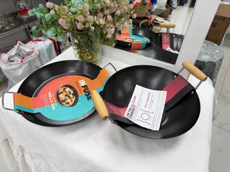Infuse 15 inch / 13.57 inch carbon steel woks brand new