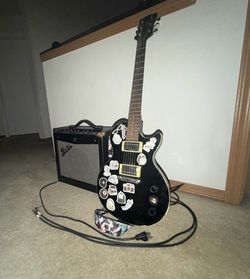 Epoch Electric Guitar & Fender Mustang Amp