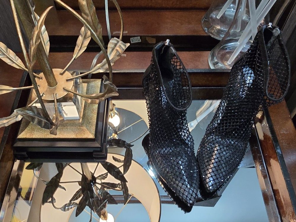 Brand New Charles David Mesh Booties