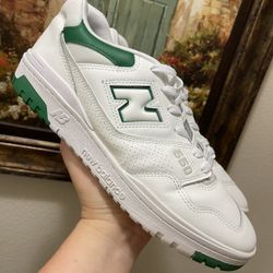 New Balance 550 White Classic Green sneakers 