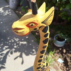 Wooden Giraffes 