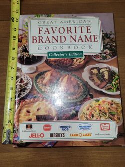 Great American Favorite Brand Name Cookbook Collector's Edition Hardcover 1993