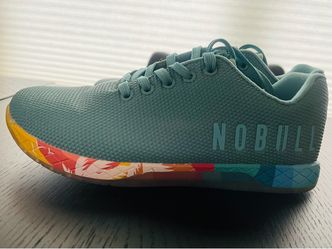 NOBULL Training Sneaker Teal Multicolor Sole