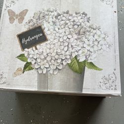 Large Box And Flowers 