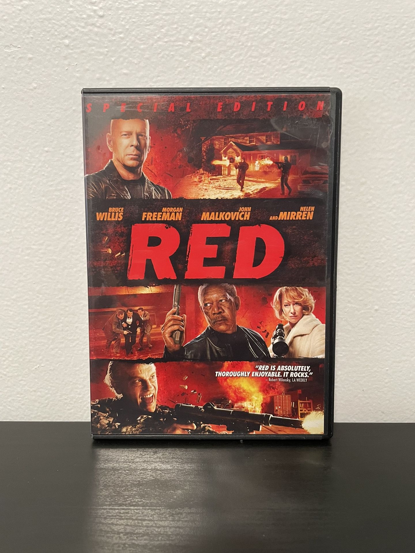 RED Special Edition DVD Movie Bruce Willis Morgan Freeman DC 2010