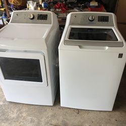 GE Gas Dryer And Electric Washer