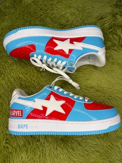 Bapesta x Marvel Captain America Size 9.5