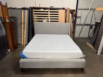 King bed frame and mattress $360