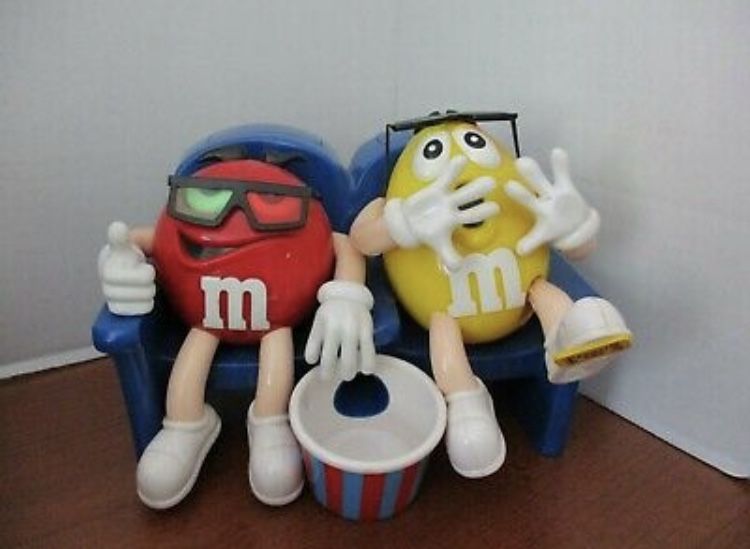 M&M's 3D Collectible MOVIE THEATER CANDY DISPENSER