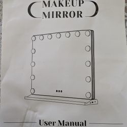 White Makeup Mirror